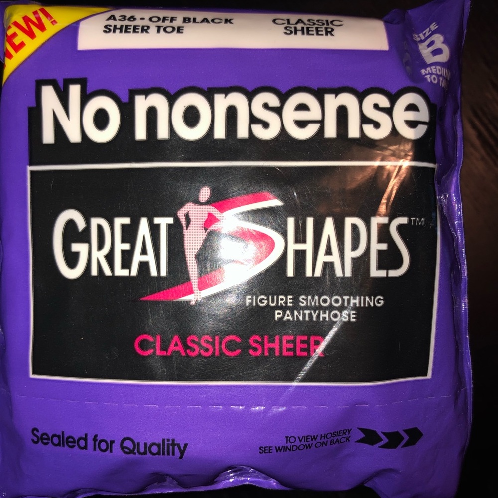 One Pair No Nonsense “Classic Sheer” hose